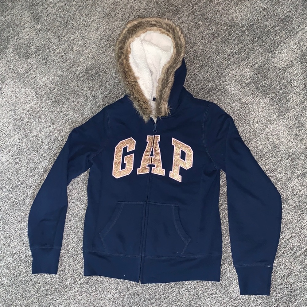 Gap Kids Sherpa fleeced Zip Up